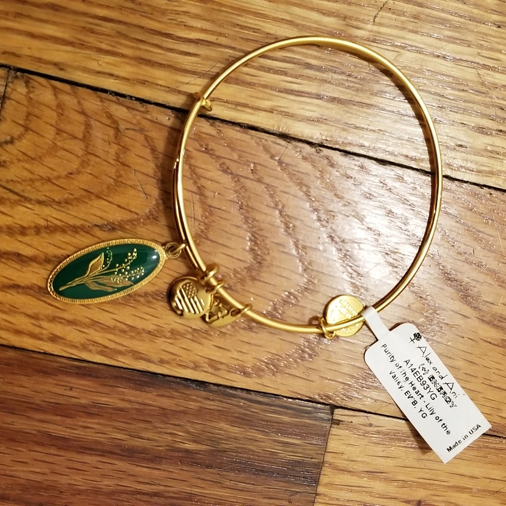 Alex and Ani Lily of the Valley Bracelet